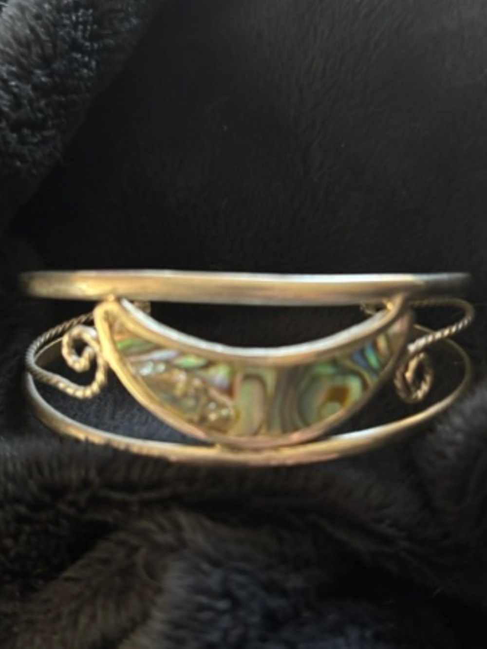 Vintage 1980's Cuff Bracelet- Made in Mexico